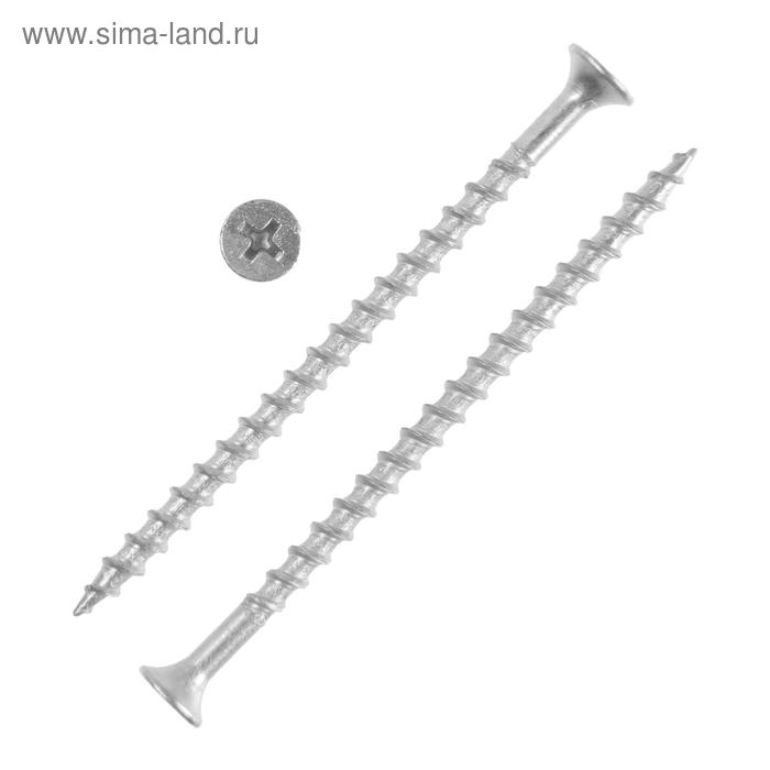 

Саморез 4,2х76, потай, крупная резьба,шлиц PH, белый цинк, 12 кг