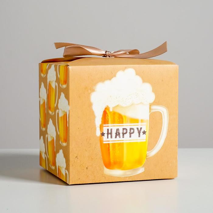 

Коробка складная Beer, 12 × 12 × 12 см