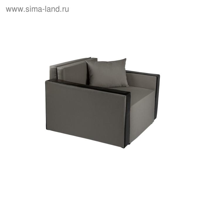 Кресло- кровать Милена-2 ASH/Экокожа черная