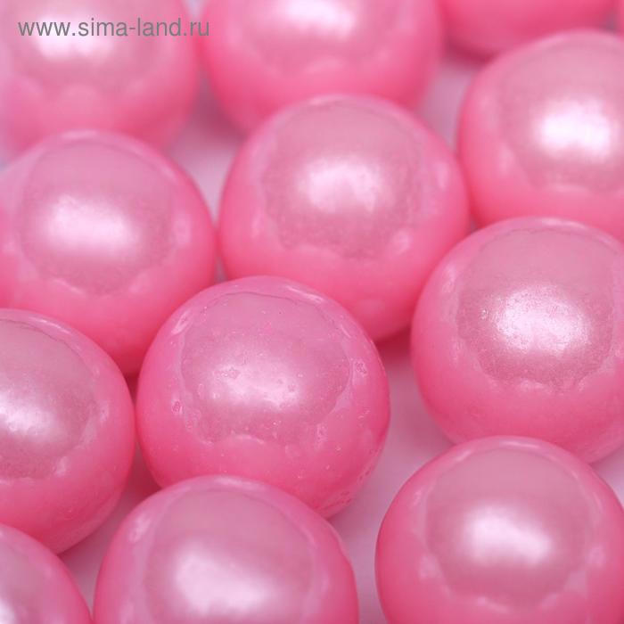 фото Кондитерская посыпка "сахарные шарики" 12 мм, розовые перламутровые, 50 г caramella