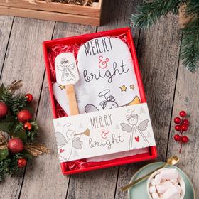 

Набор подарочный "Merry bright" с варежкой-прихваткой