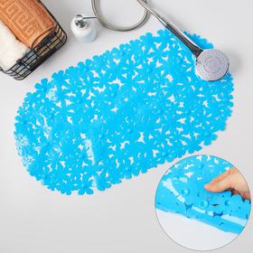 SPA-коврик для ванны на присосках Доляна «Цветочки», 38×66 см, цвет МИКС Ош