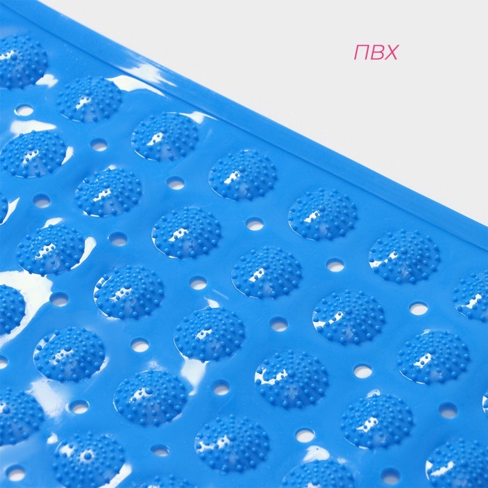 Коврик для ванны Доляна «Пузырьки», 37×71 см, цвет МИКС
