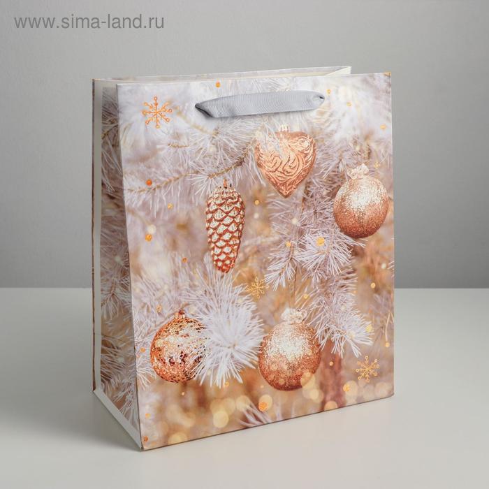 

Пакет ламинированный вертикальный «Снежная зима», ML 23 × 27 × 11,5 см