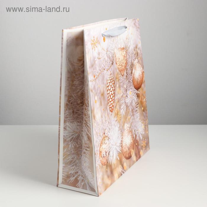 

Пакет ламинированный вертикальный «Снежная зима», M 26 × 30 × 9 см