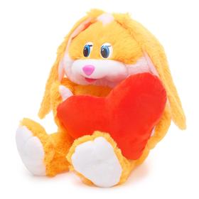 

Мягкая игрушка «Зайка с сердцем», 40 см