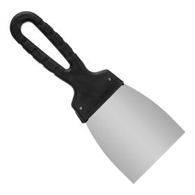 Шпательная лопатка 'РемоКолор' 12-5-80, нержавеющая сталь, пластиковая рукоятка, 80х100 мм Ош