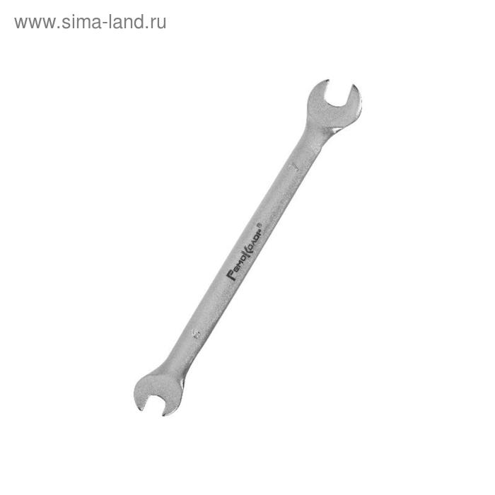 Ключ гаечный рожковый РемоКолор 43-3-006, Cr-v, матовая полировка, 6х7 мм рожковый ключ 6х7 мм stmt72837 8 stanley