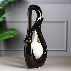 

Ваза настольная"Моргана" чёрная, 35 см, керамика