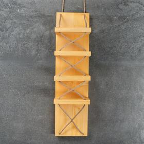 

УЦЕНКА Полка винная "Бриссен", светлая, 18,5×11×70 см