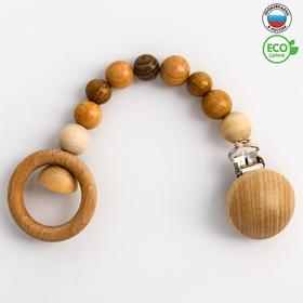 

Игрушка - подвеска на кроватку/коляску «6 пород дерева» эко прорезыватель
