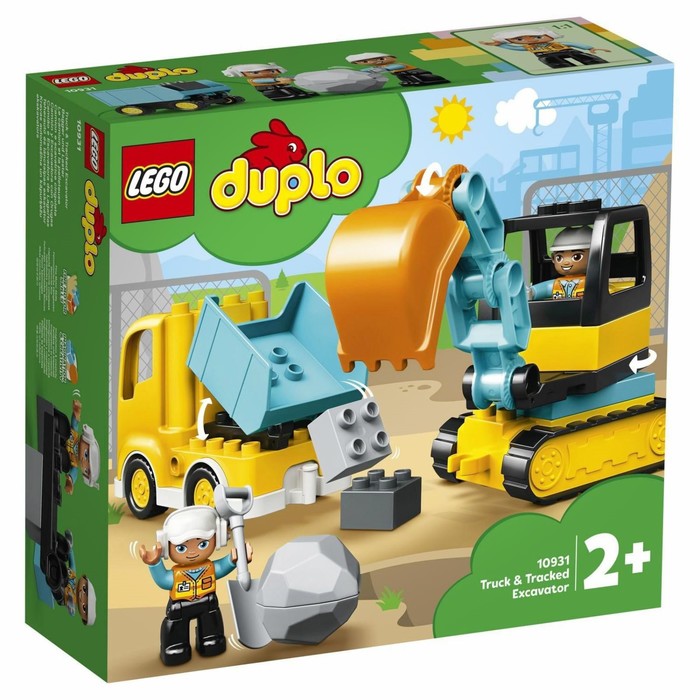 

Конструктор Lego DUPLO «Грузовик и гусеничный экскаватор»