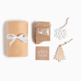 

Набор подарочный «Снеговики» (плед, носки, 2 игрушки, открытка)