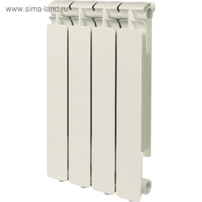 Радиатор алюминиевый STOUT Bravo 500 х 80 мм 4 секции нижнее правое подключение 7316₽