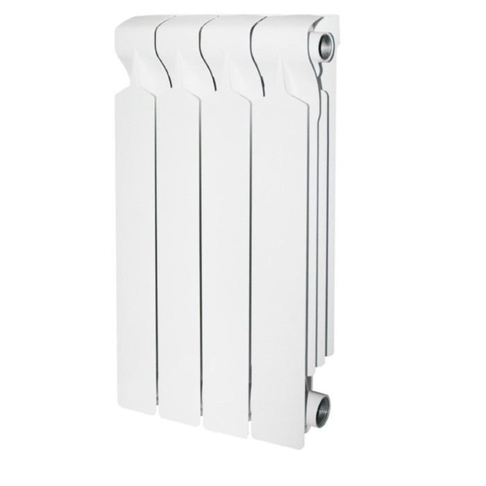 Радиатор алюминиевый STOUT VEGA 500 х 90 мм 4 секции боковое подключение 3055₽