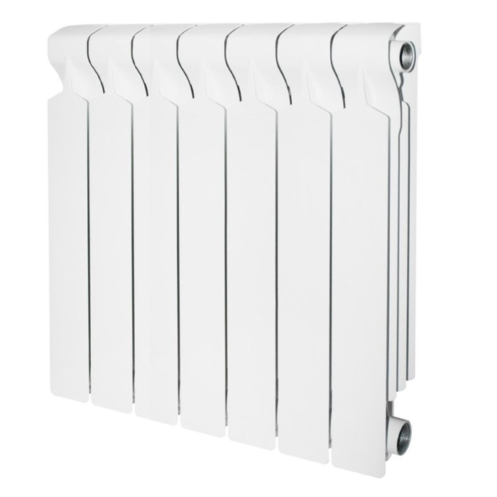 Радиатор алюминиевый STOUT VEGA 500 х 90 мм 7 секций боковое подключение 5346₽