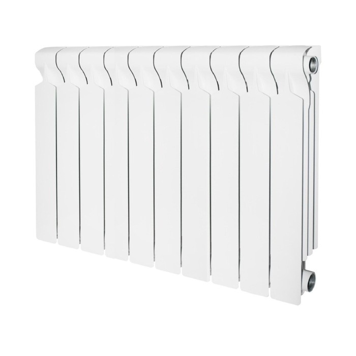 Радиатор алюминиевый STOUT VEGA 500 х 90 мм 10 секций боковое подключение 7637₽