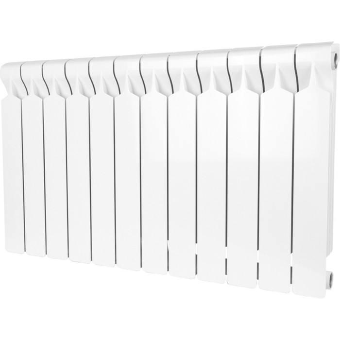 Радиатор алюминиевый STOUT VEGA 500 х 90 мм 12 секций боковое подключение 9164₽