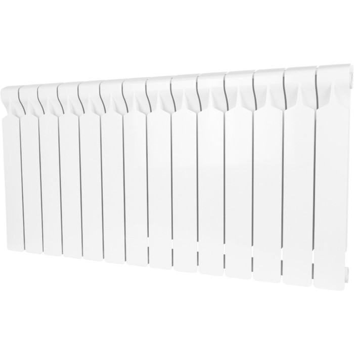 Радиатор алюминиевый STOUT VEGA 500 х 90 мм 14 секций боковое подключение 10691₽