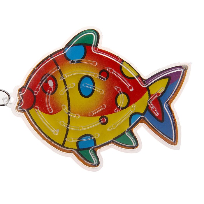 Головоломка лабиринт "Рыбка" МИКС