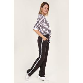 

Костюм женский (футболка. брюки) Fashion sports, цвет шоколад, размер 46