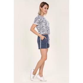 

Костюм женский (футболка, шорты) Fashion sports, цвет серый, размер 46