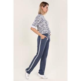 

Костюм женский (футболка, брюки) Fashion sports, цвет серый, размер 52