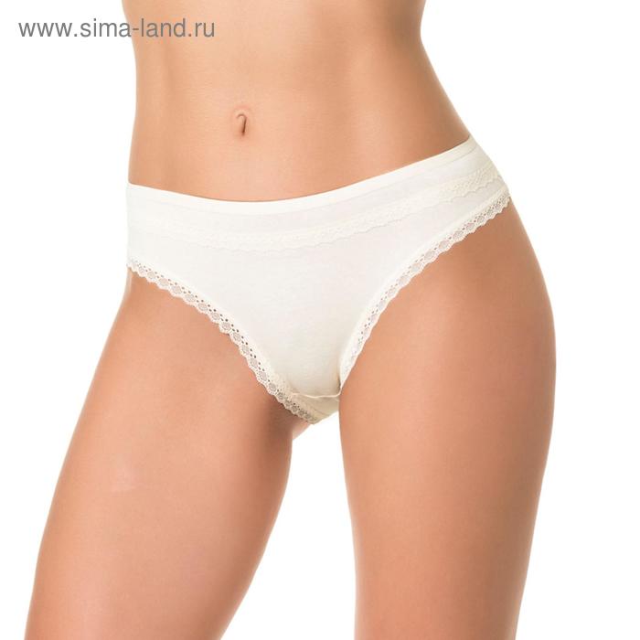 фото Трусы женские слипы, цвет бежевый, размер 46 (m) dentelle