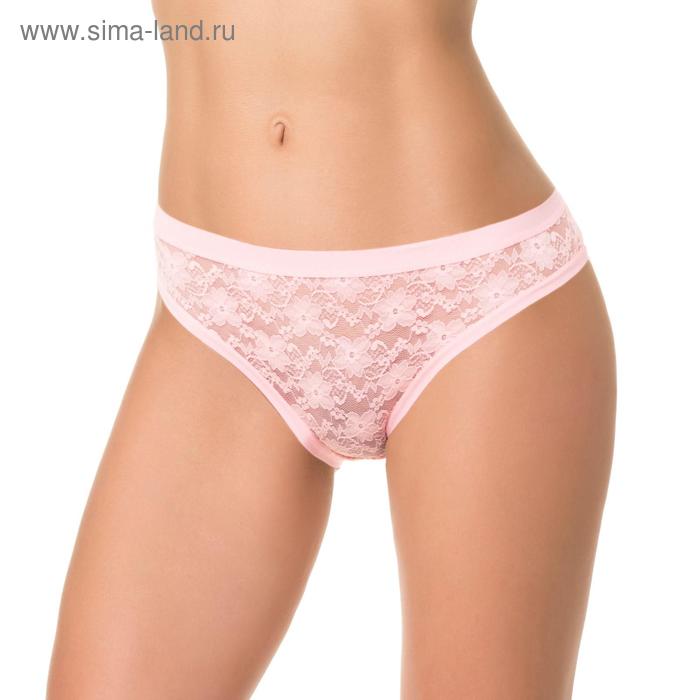 фото Трусы женские слипы, цвет персиковый, размер 48 (l) dentelle