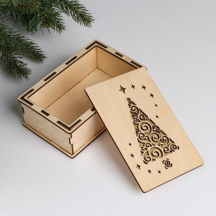 Коробка деревянная, 15×9.5×5.5 см 