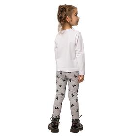 

Брюки для девочек, рост 116 см, цвет серый