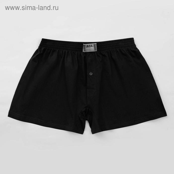 фото Трусы мужские шорты, цвет чёрный, размер 50 ata sport