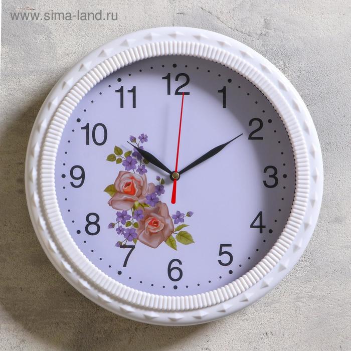 

Часы настенные "Лавеси", плавный ход, d=26 см