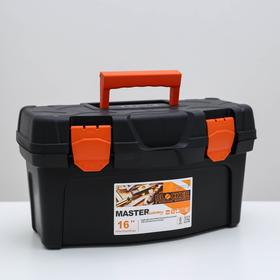 

Ящик для инструментов Plastic Centre Master Economy, 16 л, чёрный оранжевый