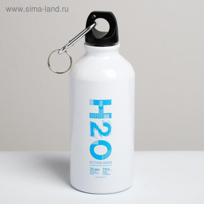 фото Бутылка для воды "h2o", 400 мл командор