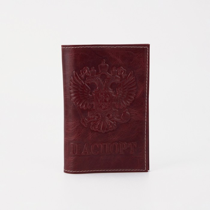 

Обложка для паспорта, цвет красный