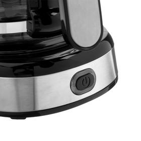 

УЦЕНКА Кофеварка FIRST FA-5464-4, капельная, 750 Вт, 0.6 л, черно-серебристая