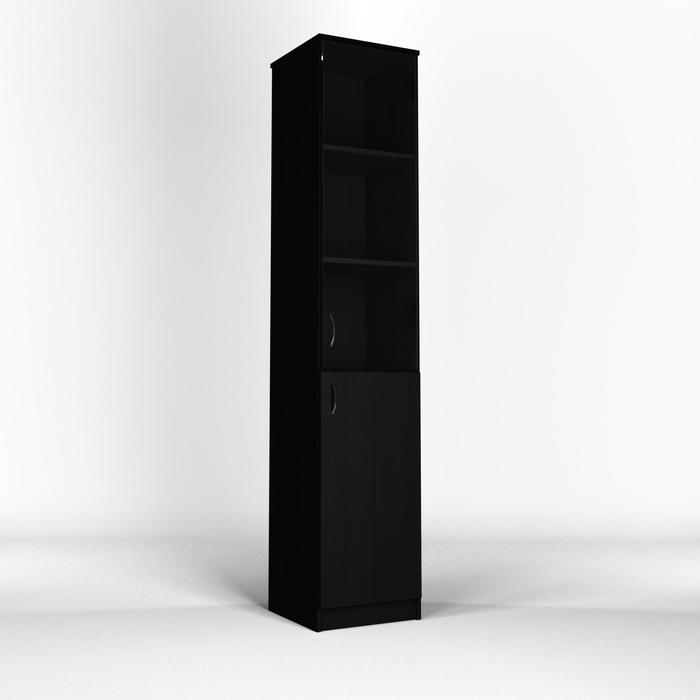 

Шкаф закрытый узкий, 400х400х1980, Черный