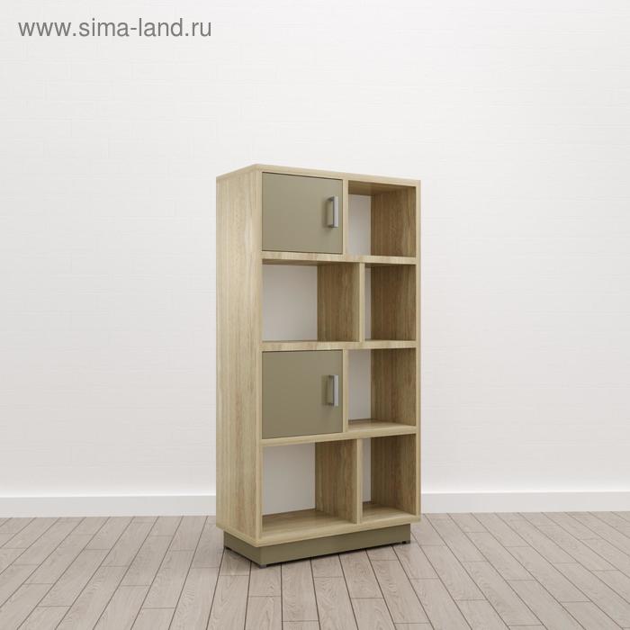 

Стеллаж 800х400х1600 мм, Дуб/Мокко