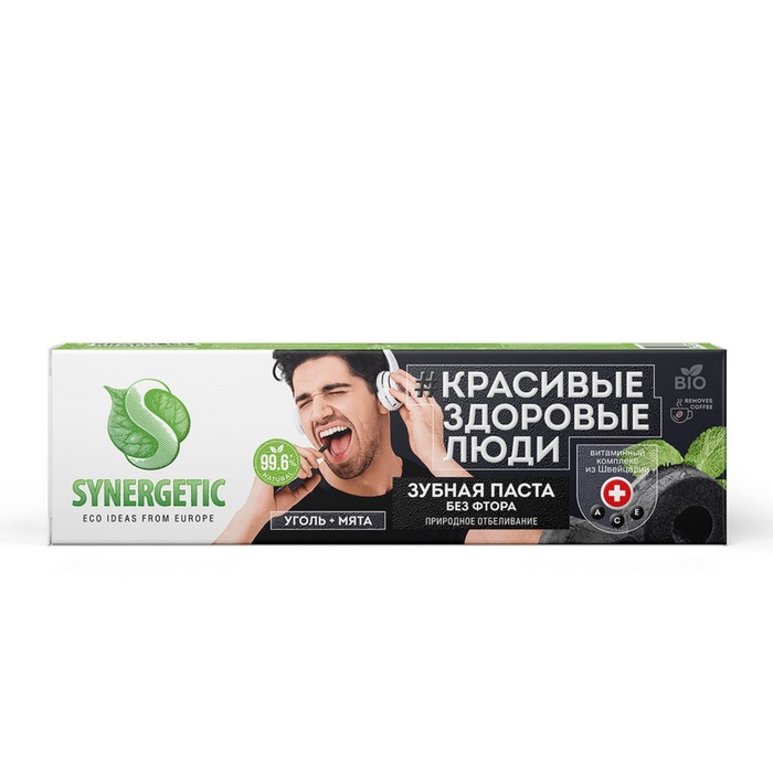 

Зубная паста "Synergetic" природное отбеливание, 100гр