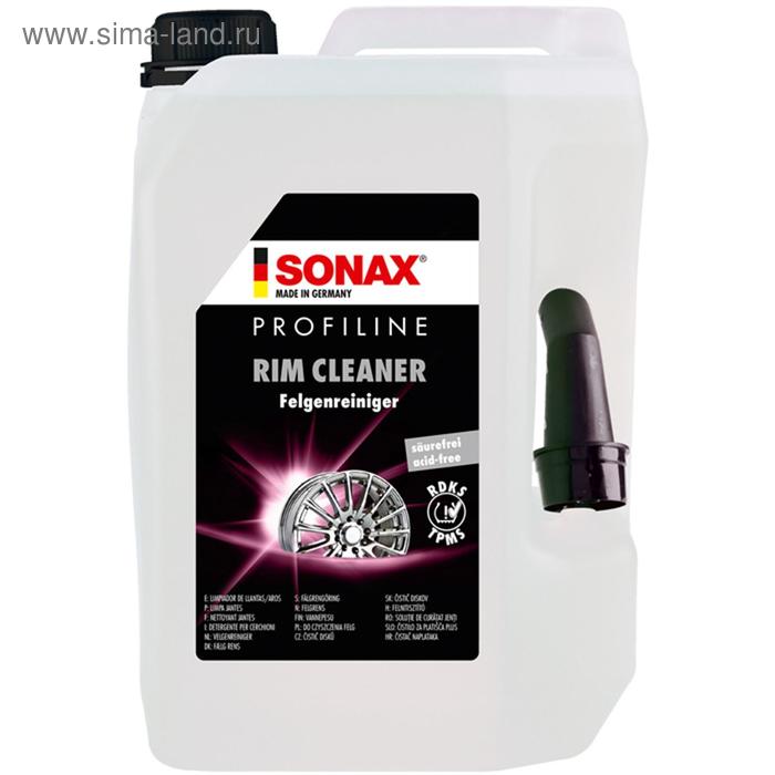 Бескислотное средство для очистки колесных дисков SONAX ProfiLine PLUS, 5 л, 230500 средство для колесных дисков karcher premium rm 667 0 5 л