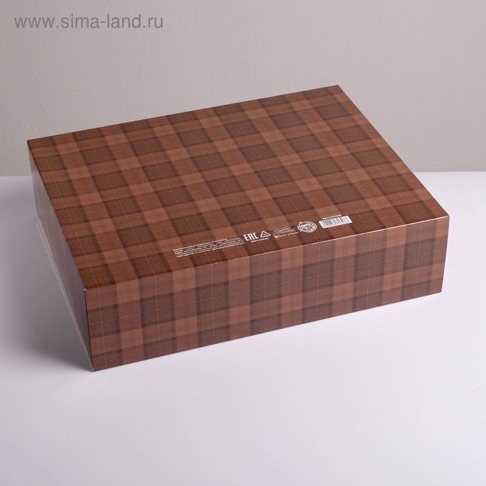 

Коробка складная подарочная «Любимому дедушке», 31 × 24.5 × 8 см