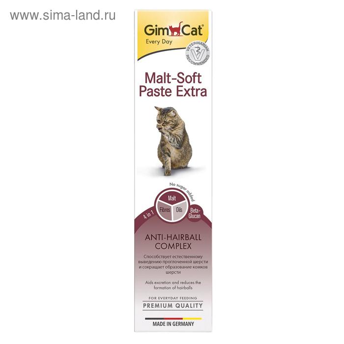 Паста GIM CAT для кошек, Мальт Софт Экстра, 200 г