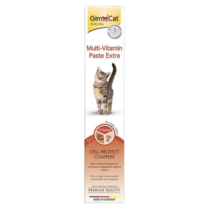 Паста GIMCAT Экстра для кошек, мультивитаминная, 50 г
