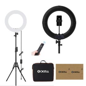 

Кольцевая лампа OKIRA LED RING FT 480, 60 Вт, 480 диодов, d=45см, чёрная