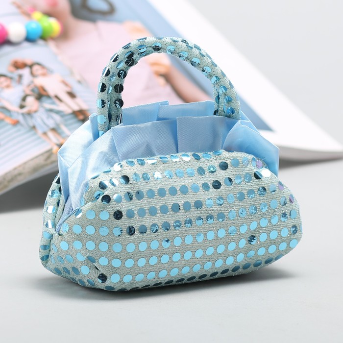 Сумочка детская "Радость" с бабочкой, цвета МИКС