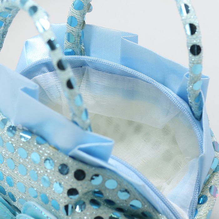 Сумочка детская "Радость" с бабочкой, цвета МИКС