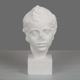 

Гипсовая фигура голова Эрос Эфесский, 15,5 х 17,5 х 30 см