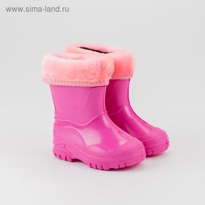 фото Сапоги детские, цвет розовый, размер 23 каури