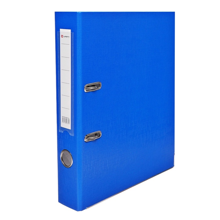 Папка-регистратор А4, 50мм Lamark металлический уголок, Синяя
